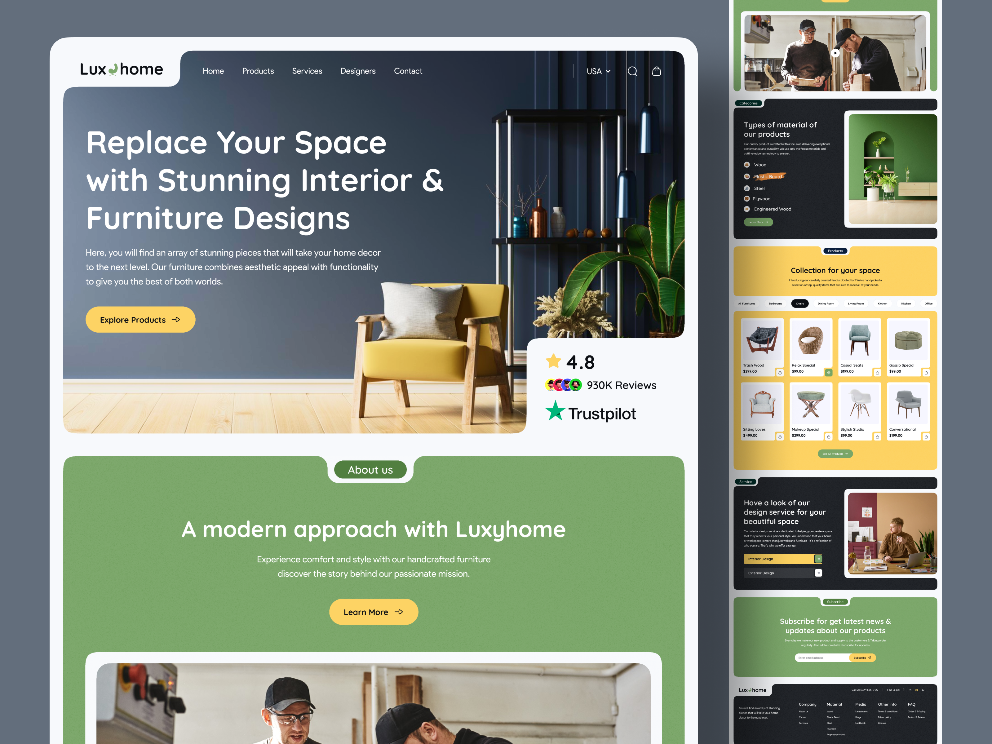 Example of Landing Page Design